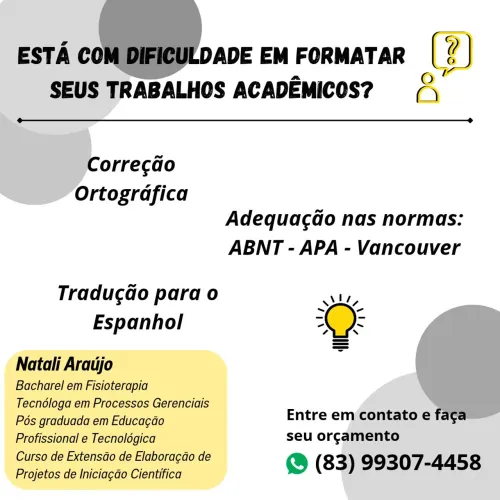 Formatação de trabalhos acadêmicos