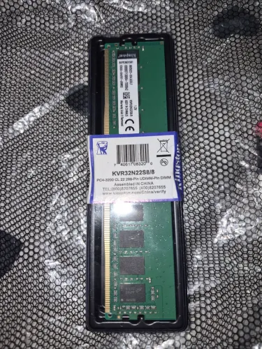 Memoria ram Ddr4 8Gb Kingston 3200Mhz - Nova