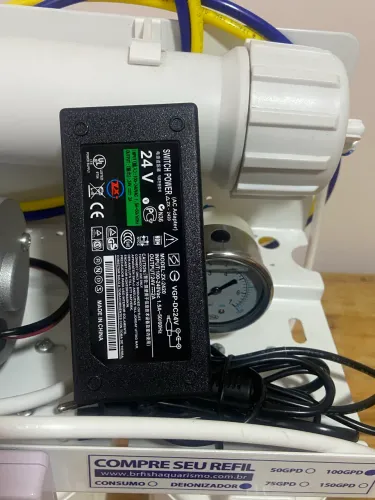 Filtro Osmose Reverso 100GPD Manômetro Bomba e TDS Completo