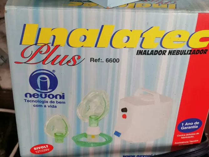 Inalador Inalatec Plus Nevoni bivolt novo na caixa