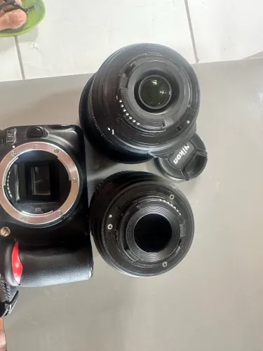 NIKON D3100+2 lentes 