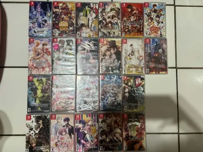 Coleção Jogos LACRADOS Switch Otome em Inglês 