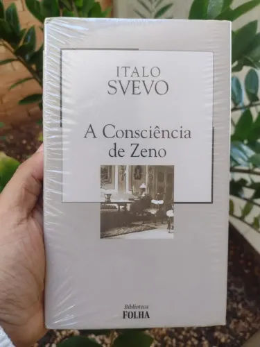 Livro A Consciência de Zeno Italo Svevo Lacrado Biblioteca Folha