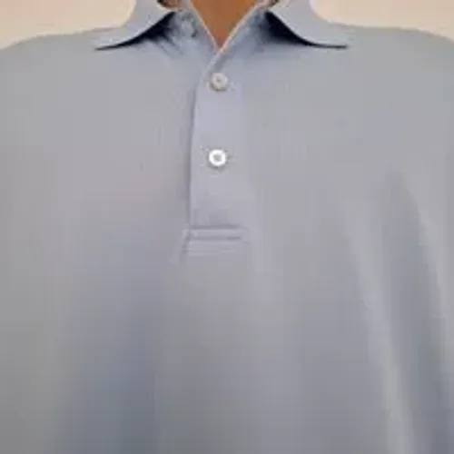 camisa manga curta azul amazon-usa tamanho l (g) poliester Importada dos EUA