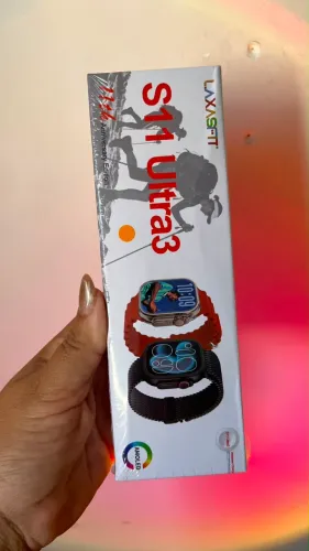 S11 Ultra3 - SMARTWATCH LAXASFIT LARANJA ? NOVO E LACRADO