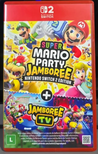 Jogo Mario Party Jamboree + Jamboree TV Nintendo Switch 2- Trocas