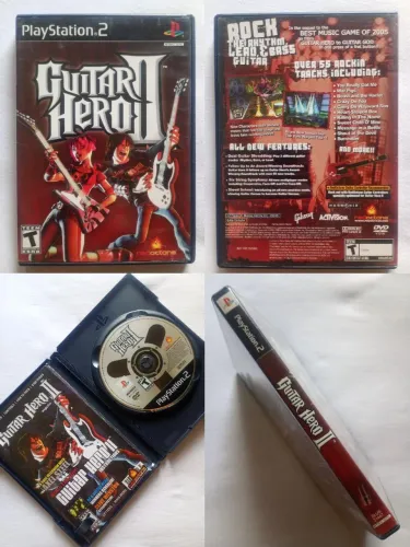 Jogos ps2 original - Guitar Hero 2 - FAÇO OLX PAY!