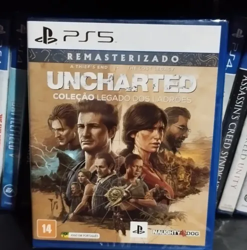 UNCHARTED LEGADO DOS LADRÕES PLAYSTATION 5 LACRADO