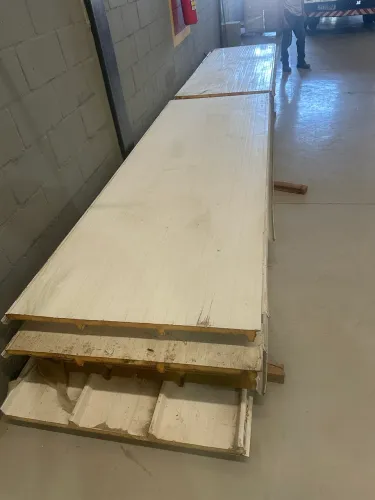 Telha Termoacustica branca 0,43mm NOVAS - 120,00 reais por metro (ler descrição)