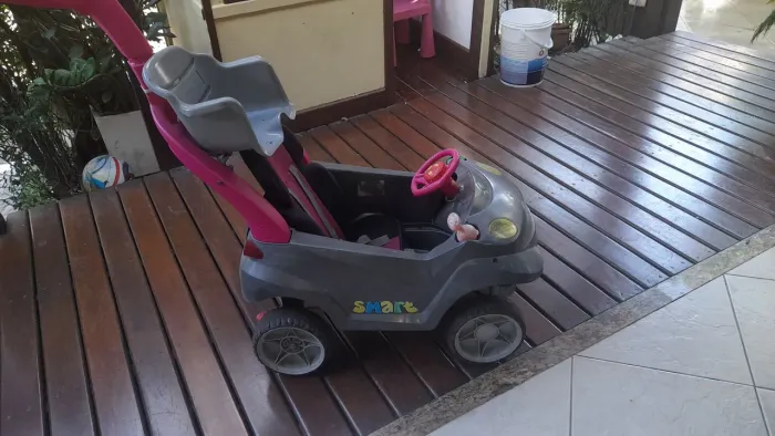 Carrinho passeio Bandeirante Smart 2 crianças 
