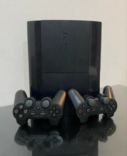 PlayStation 3 HEN super slim - completo - impecável