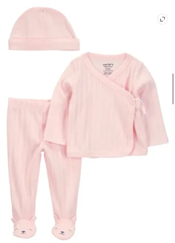 Conjunto com touca Carters tamanho prematuro importados (Novos)