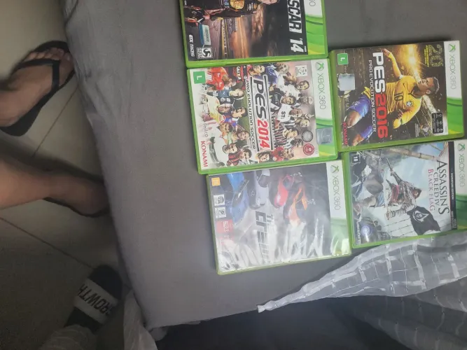 5 jogos de xbox 360 originais