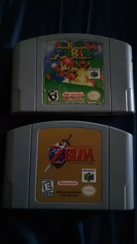 Zelda Ocarina e Mário 64