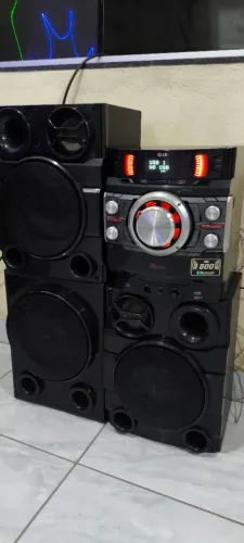 Som LG cm * watts RMS potência bluetooth 2 USB CD MP3 rádio auxiliar