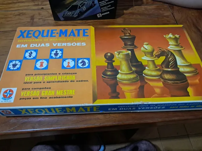 Jogo xadrez estrela anos 70/80