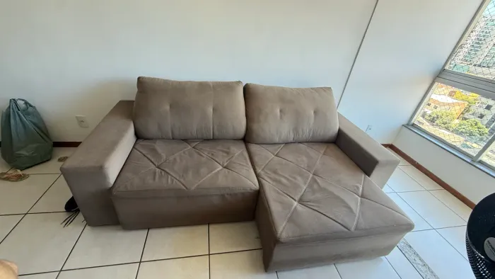 Sofá retrátil reclinável