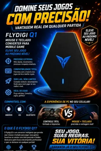 ? FLYDIGI Q1 - Transforme seu Celular em um Console! ?