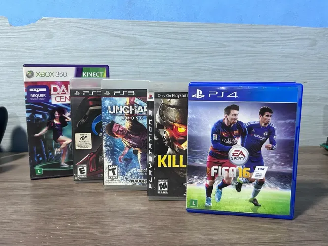 Jogos de Xbox 360, ps3 e ps4