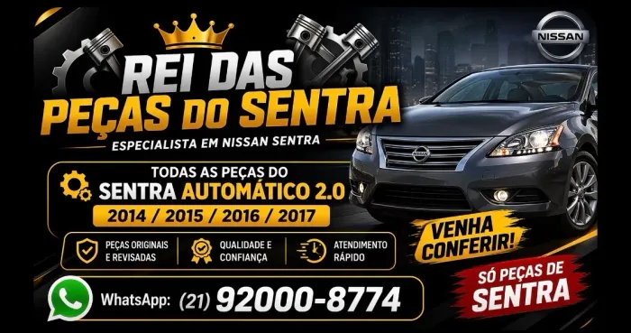 Vendo peças variadas de sentra automático 2014/15/16/17