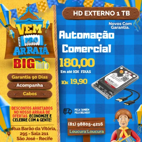Hd Externo 1 tera Usb 3.0 P Ps4 Ps5 Xbox One Series S E 