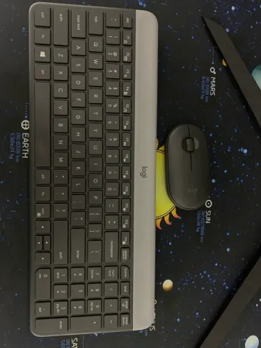 Combo Teclado e Mouse Sem Fio Logitech MK470 Original