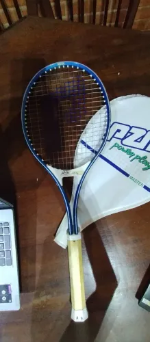 Raquete de Tênis Antiga vintage PZM Master - Com Capa Original