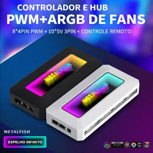 NOVO! Controlador Metalfish ARGB com Controle