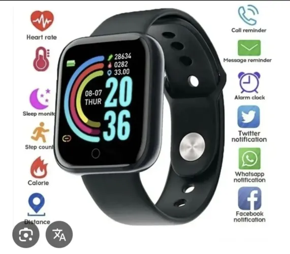 Smartwach d20 com várias funções Bluetooth resistente a água 