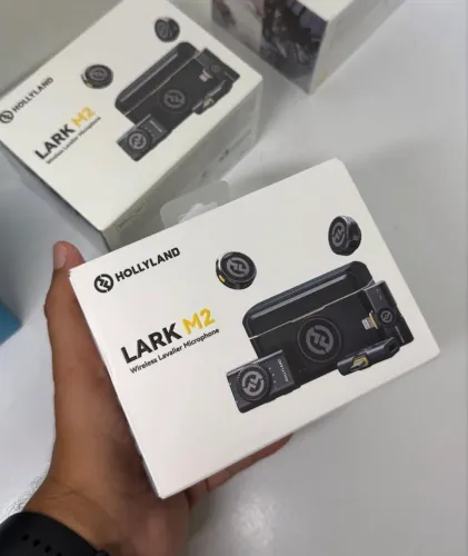 MICROFONE HOLLYLAND LARK M2 COMBO PRETO (LACRADO) - PROMOÇÃO!!