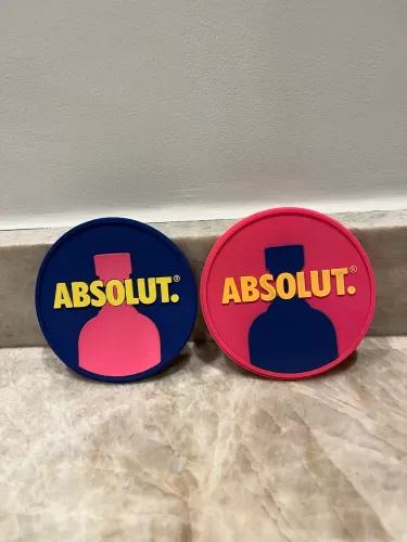 Par de porta copos Absolut