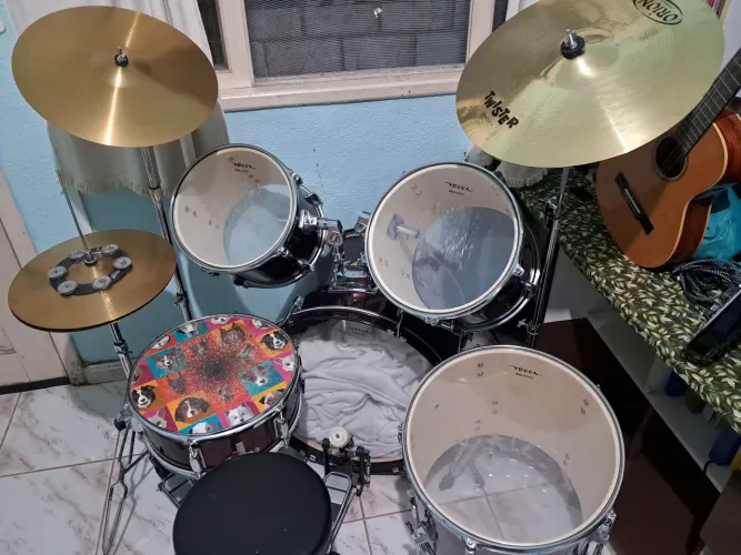 Bateria Acústica VOGGA 11 peças
