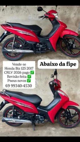 Biz 2017 venda ou troca