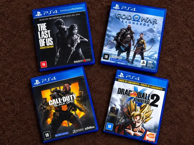 Kit 4 Jogos Originais PS4