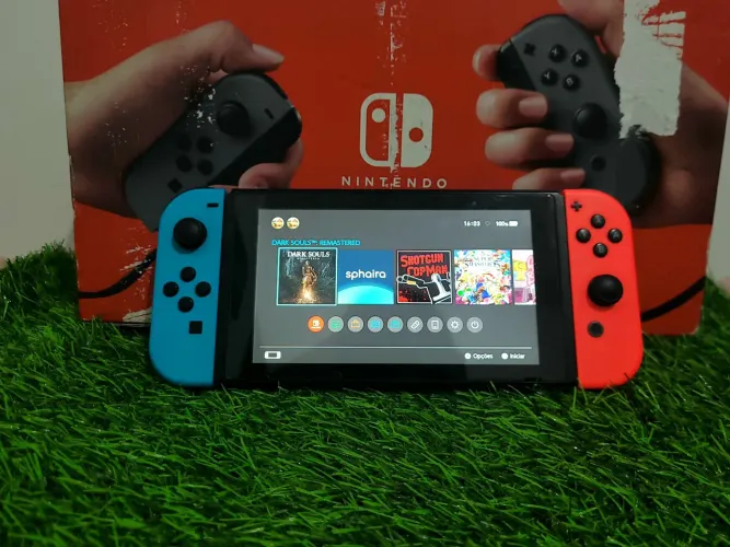 Nintendo switch desbloqueado 256 gb