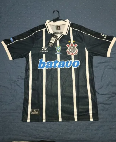 Camisa retrô Corinthians 1999 Tam:G