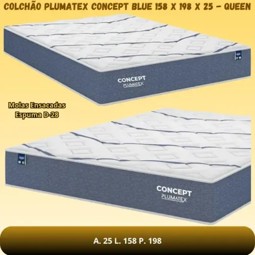 Colchão tamanho Queen