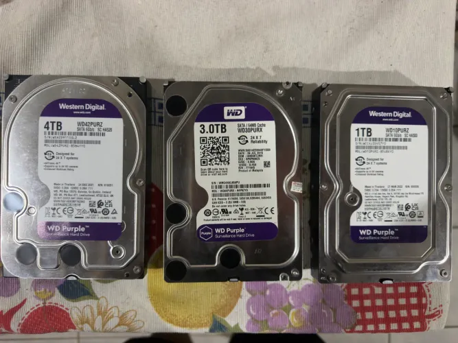 HDs wd purple