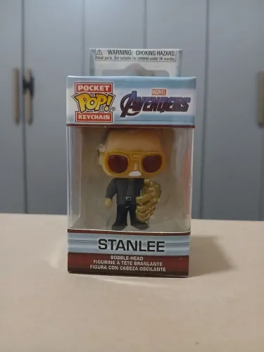 Boneco Stan Lee da Marvel (Funko Chaveiro)