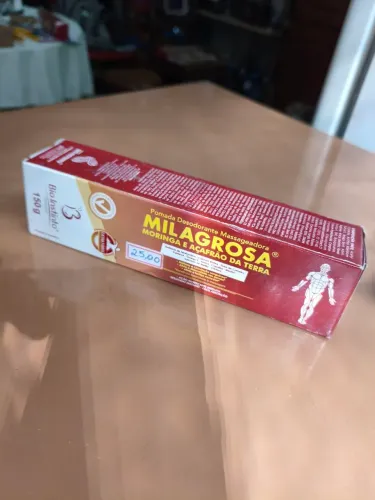Pomada Massageadora e Desodorante Moringa e Açafrão da Terra Arnica Copaíba Mentol Cânfora