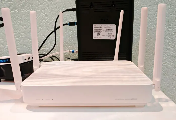 Roteador Wi-Fi Xiaomi Redmi AX5400 Dual Band Wi-Fi 6 512 ram
