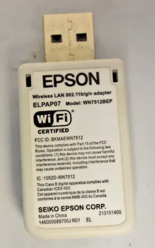 Adaptador USB Wireless Epson ELPAP07