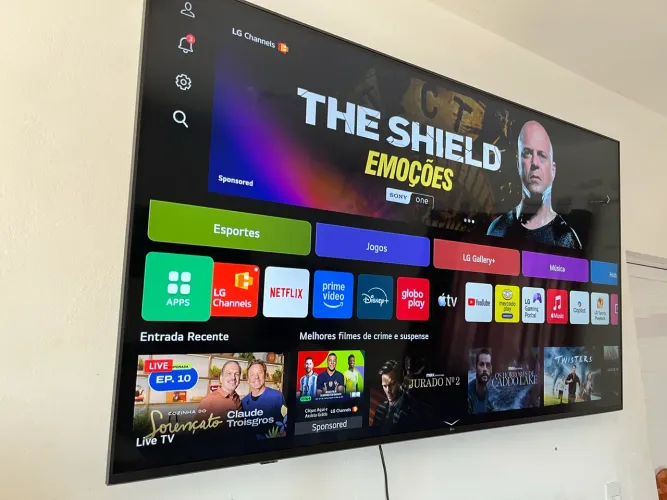 Smart 65? LG 4k Inteligência artificial UHD Wi-Fi UA7500