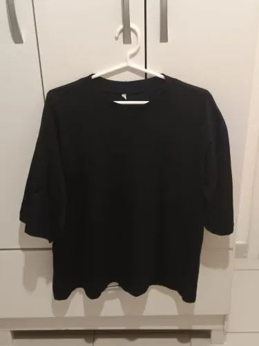 Camisa boxy preta