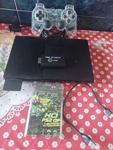 Ps2 hd de 500gb com jogos leitor não funciona só retirada em mãos franca sp