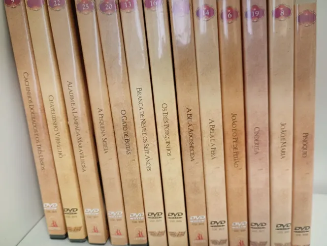 Coleção de 13 Dvds O teatro dos contos de fada de Shelley Durval todos originais.
