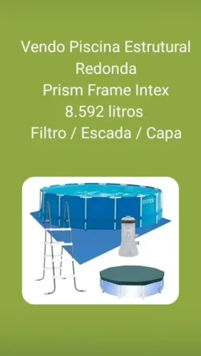 Piscina Estrutural Redonda Intex