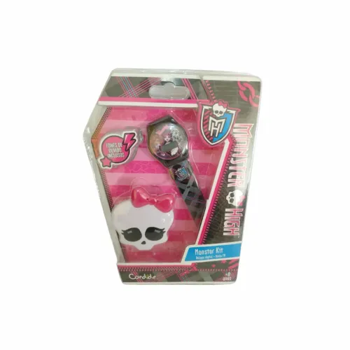 Kit Relógio e Rádio com fone Monster High Candide