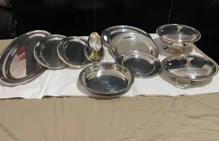 Conjunto de baixelas de prata - marca Wolff