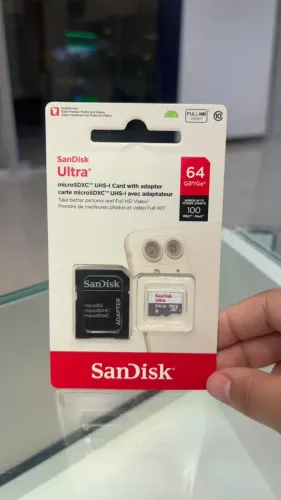 CARTÃO DE MEMÓRIA MICRO SD SANDISK 64GB